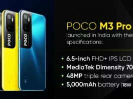 Poco on Tuesday launched in India its first 5G smartphone, the Poco M3 Pro 5G. Powered by MediaTek Dimensity 700 system-on-chip,