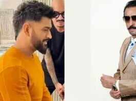 Recently, former crew India cricket captain Mahendra Singh bought a cool and funky haircut from celeb hairstylist Aalim Hakim. Reacting to Dhoni’s new type