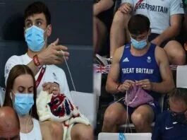 When the world noticed images and movies of British champion swimmer Tom Daley knitting by the poolside throughout the Tokyo 2020 Olympics,