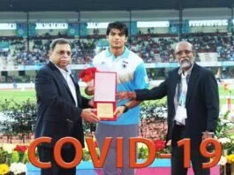 Tokyo Olympics gold medallist Neeraj Chopra is down with excessive fever and sore throat, however he has examined adverse for COVID-19.