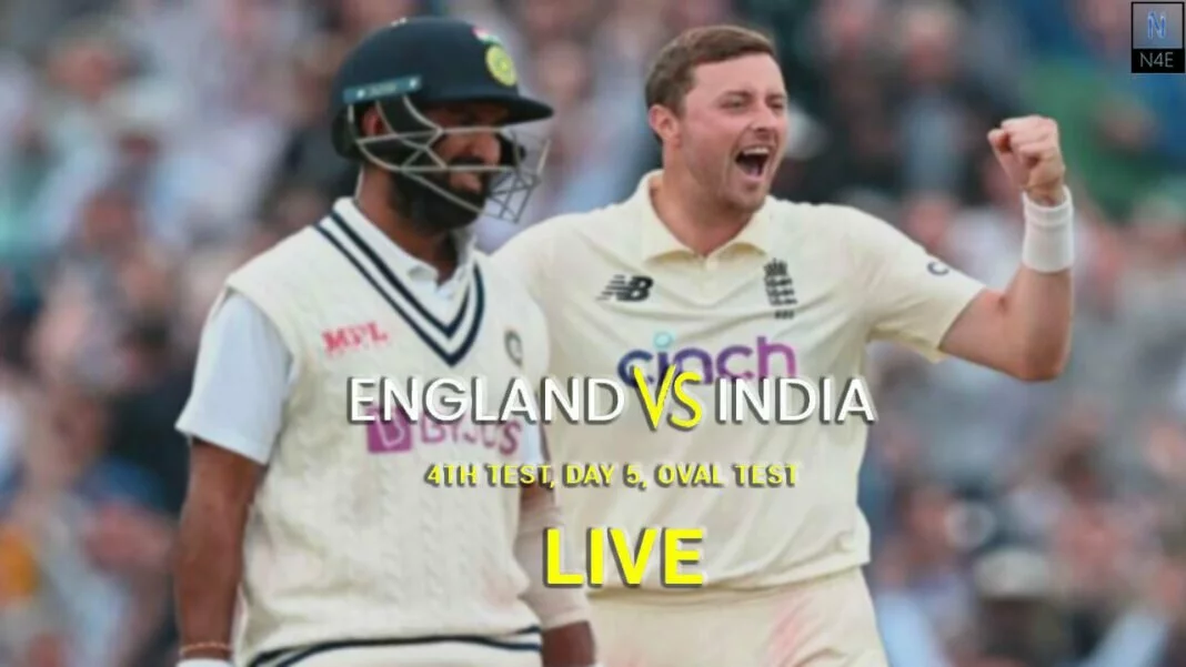 England and India enter the ultimate day of the enthralling fourth Test on the Kennington Oval with the match delicately poised.