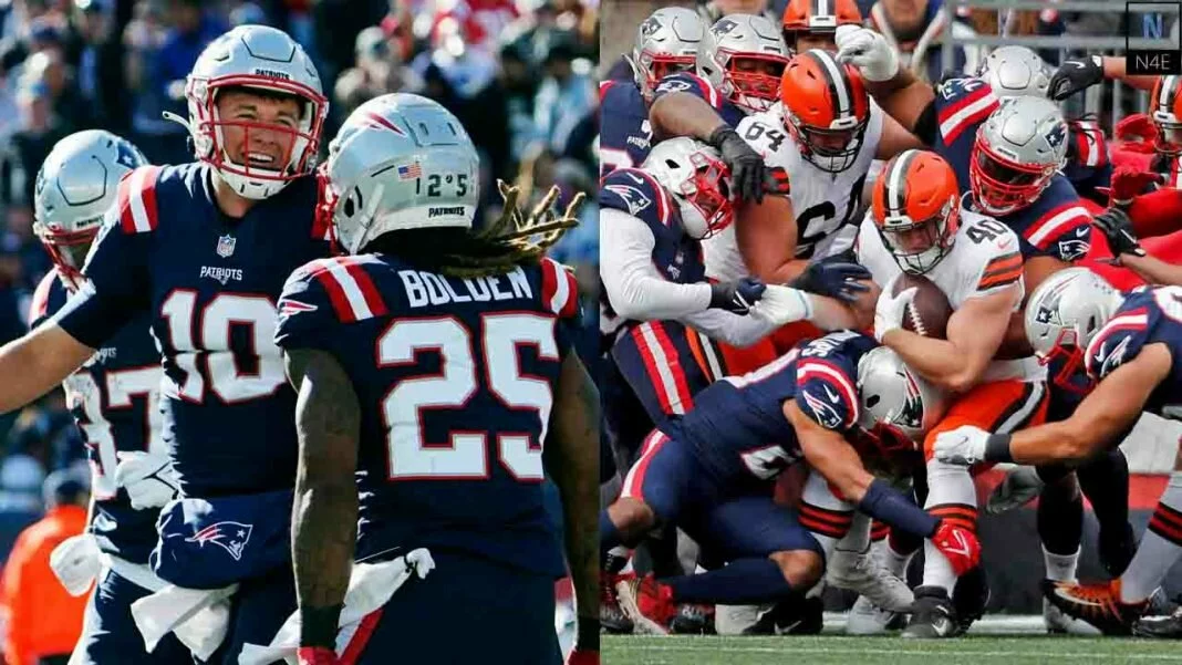 Led by a protection that's downright nasty, the New England Patriots are immediately taking part in with the swagger