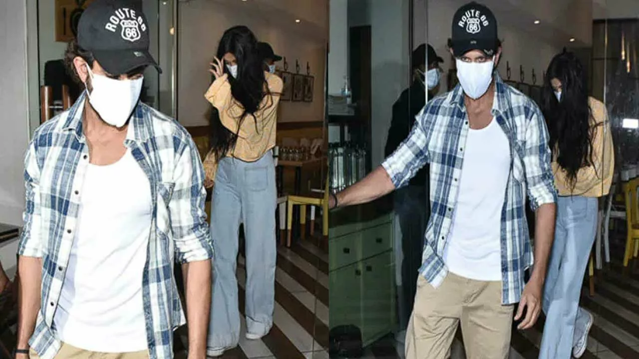 Hrithik Roshan and Saba Azad dined out together on Friday night