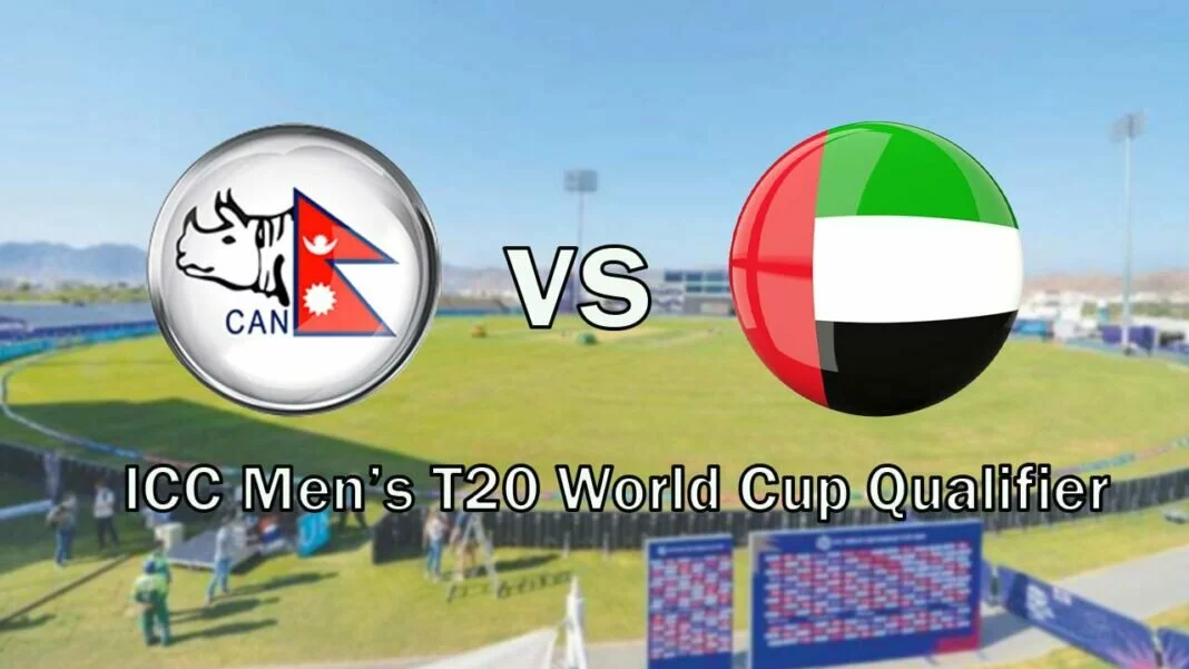 NEP vs UAE ICC Men’s T20 World Cup Qualifier A 2021/22